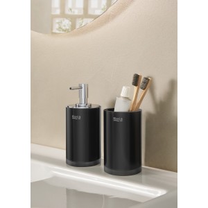 Rondo distributeur de savon liquide à poser noir brillant - ROCA A817791012 