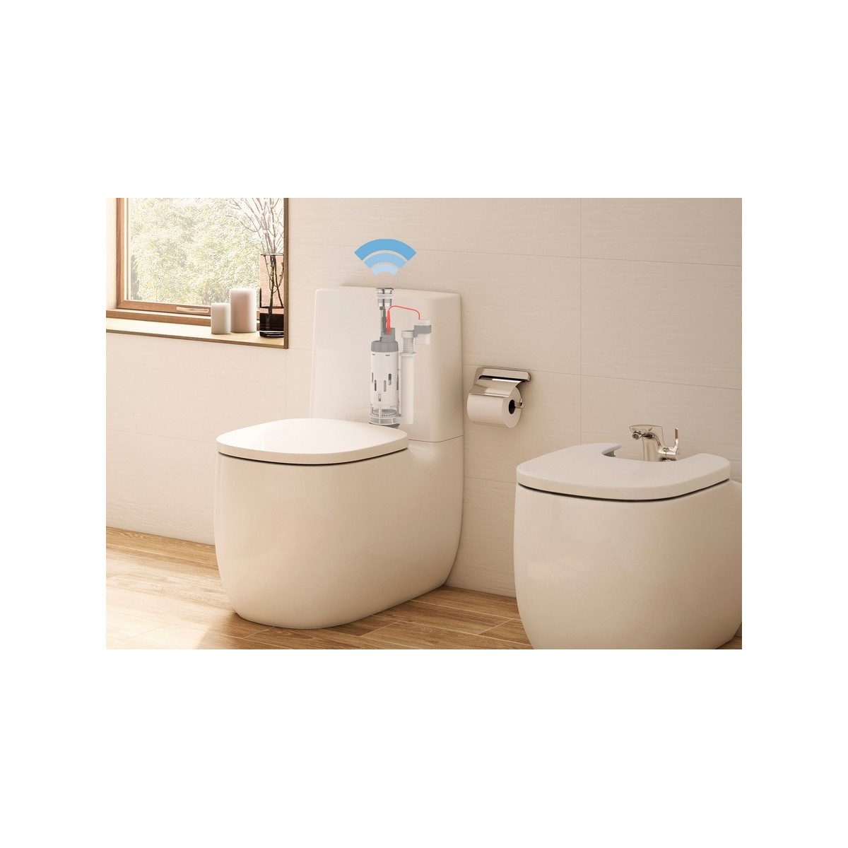 Em1 Mécanisme Double Chasse Électronique Alim Par Piles - ROCA A822599900 