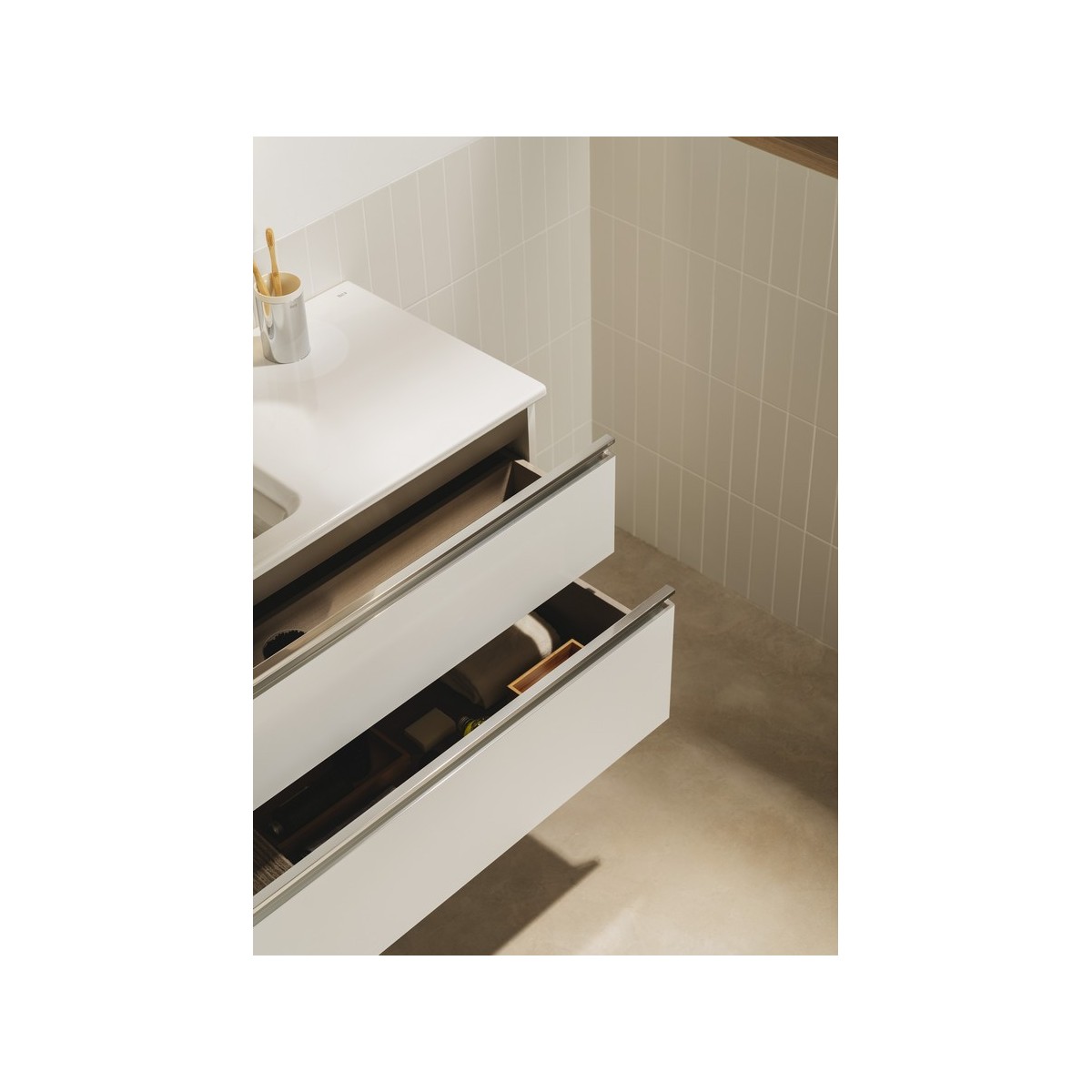 The Gap Unik 2T Lav Gche 1000Mm Blanc Brillant - ROCA A851481806 