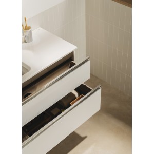 The Gap Unik 2T Lav Gche 1000Mm Blanc Brillant - ROCA A851481806 