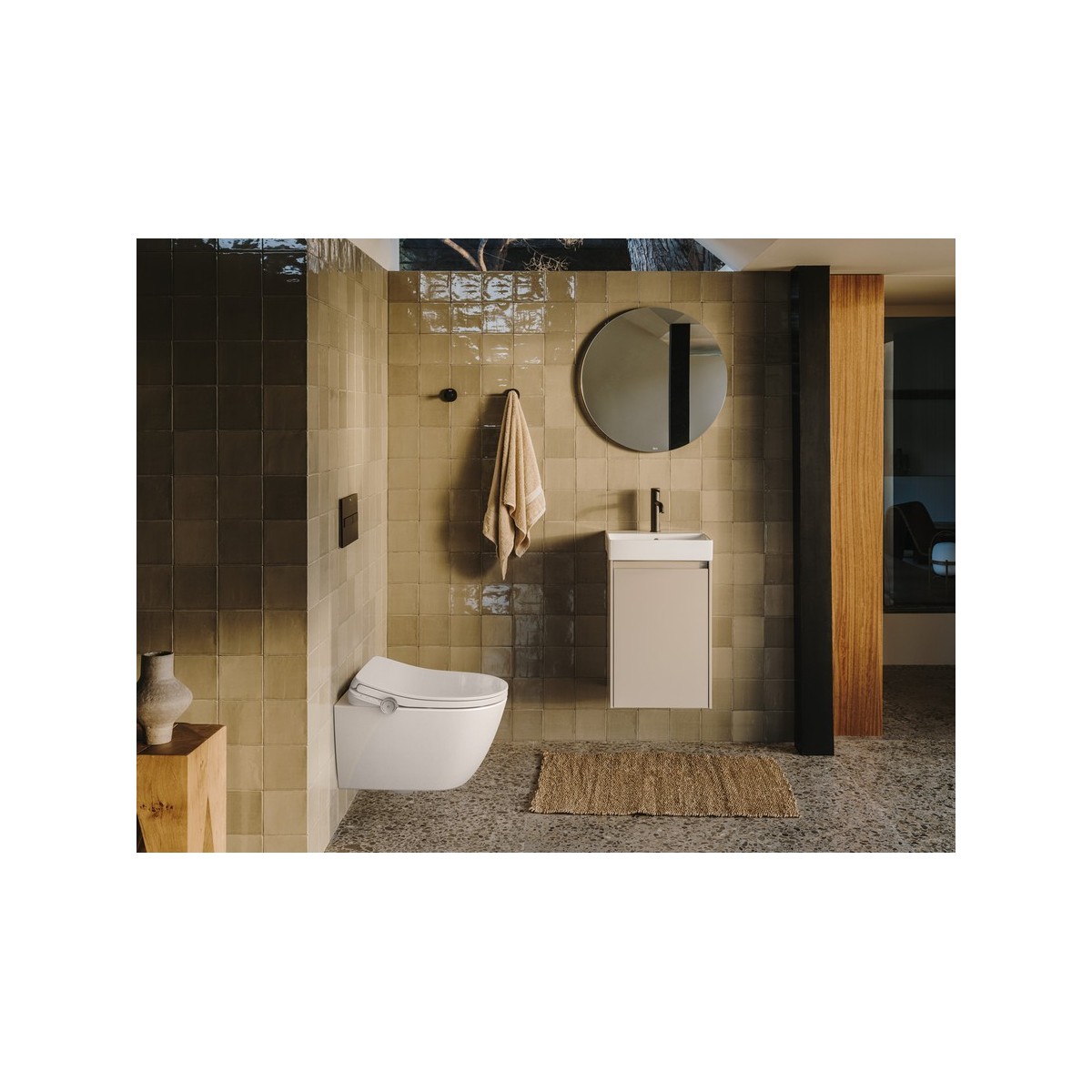 Ona Unik 1 Porte 400Mm Gris Mat-Roca A851677510 