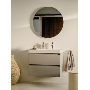 Ona Unik 2 Tiroirs 800Mm Droite Gris Mat-Roca A851690510 