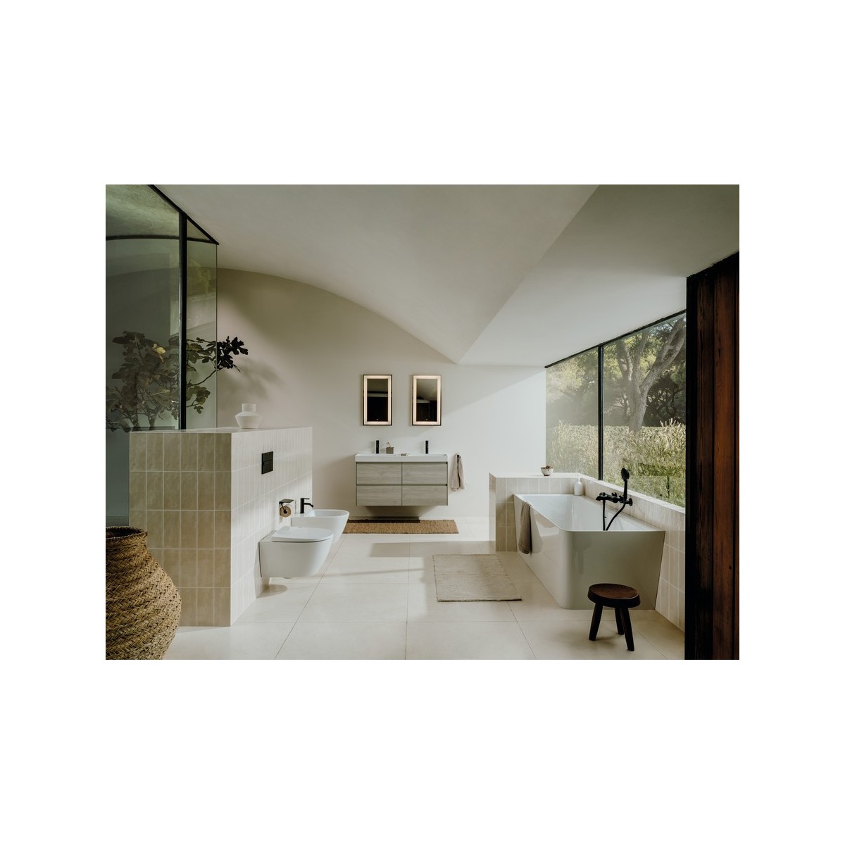 Ona Unik 4 Tiroirs 1200Mm Chêne Blanchi-Roca A851694512 