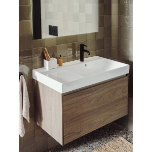 Ona Unik 1 Tiroir 800Mm Droite Chêne Blanchi-Roca A851719512 