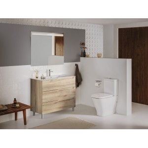 Aleyda Pack 3 Tiroirs 1000 Mm Bois Naturel - ROCA A851847524 