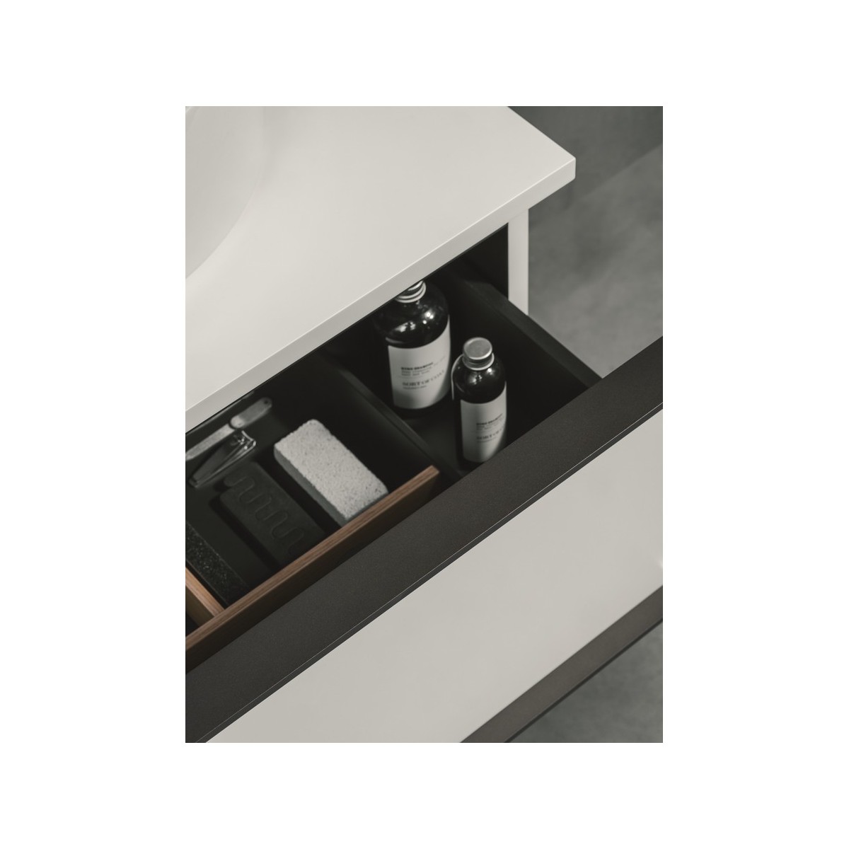 Inspira meuble pour vasque à poser + plan 600x490 mm blanc mat - ROCA A851993509 