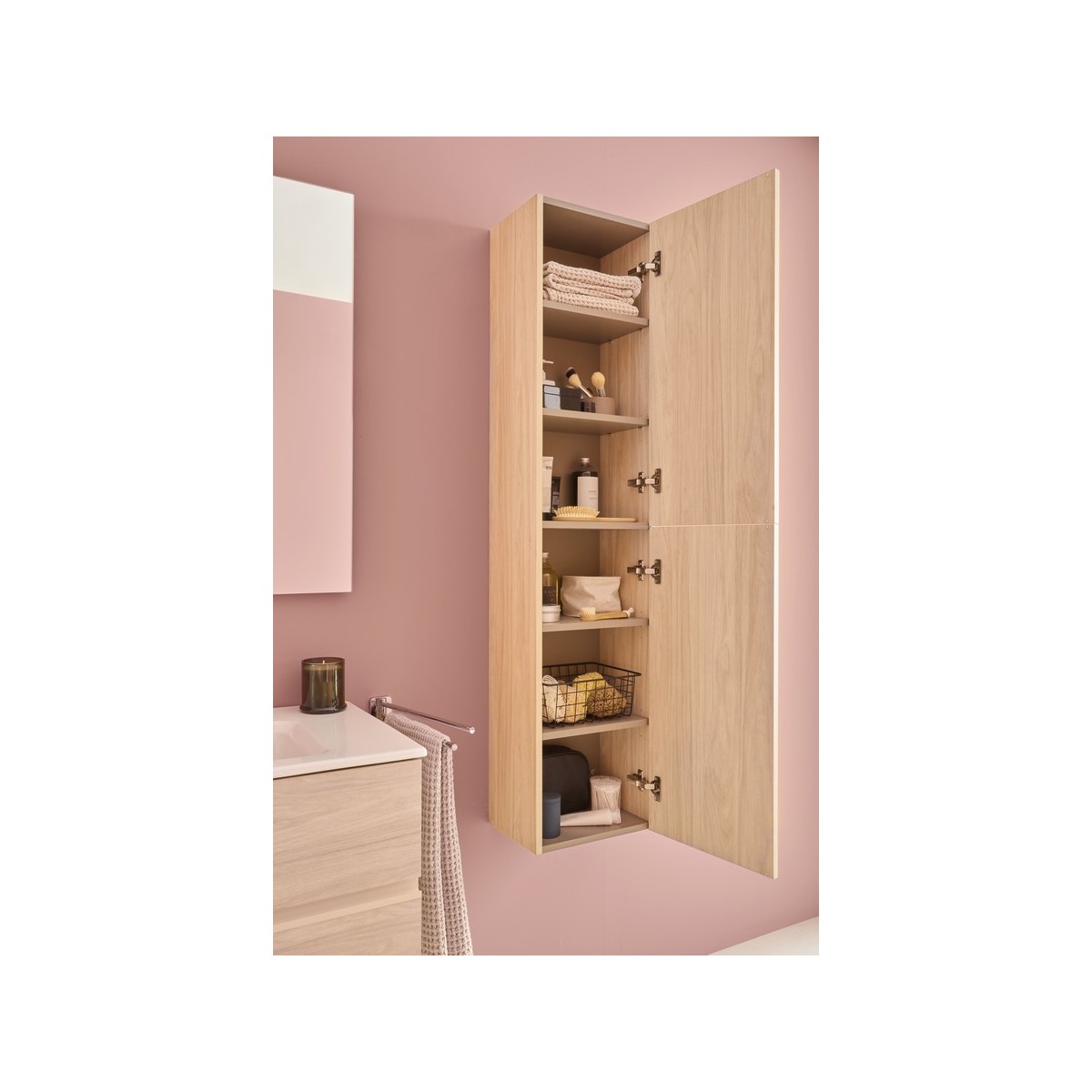 Extra Colonne 2 Portes 150X35X25 Frêne Clair - ROCA A857702541 