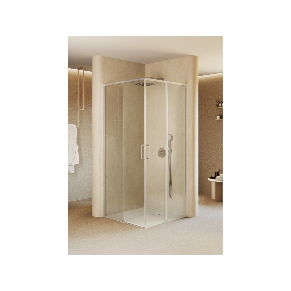 Ura l2 900 mm chromé - ROCA AM20H3847D0012NMN 