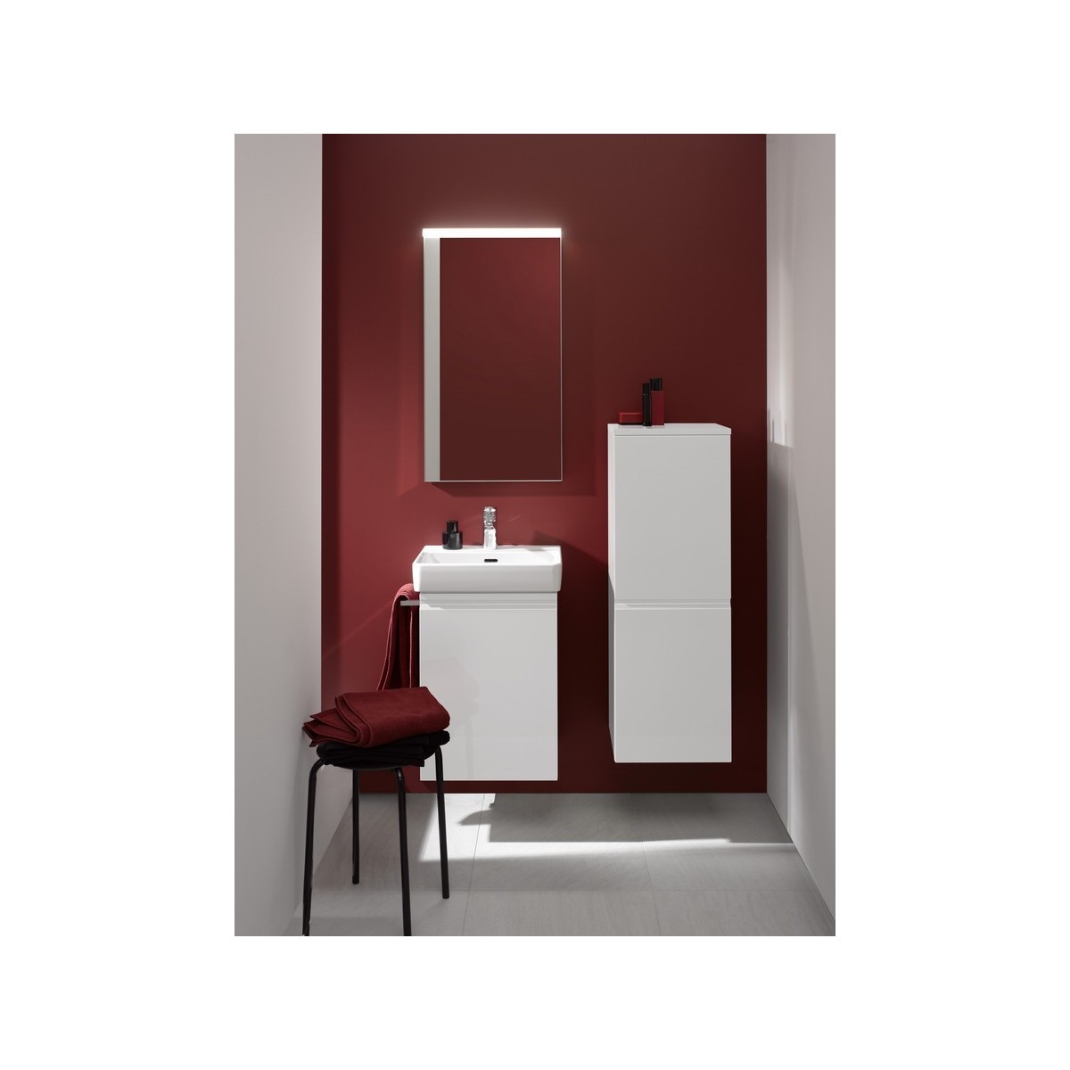 Laufen pro s lave-mains non percé 450x340x85 mm blanc avec clean coat active - LAUFEN H815961A001091 