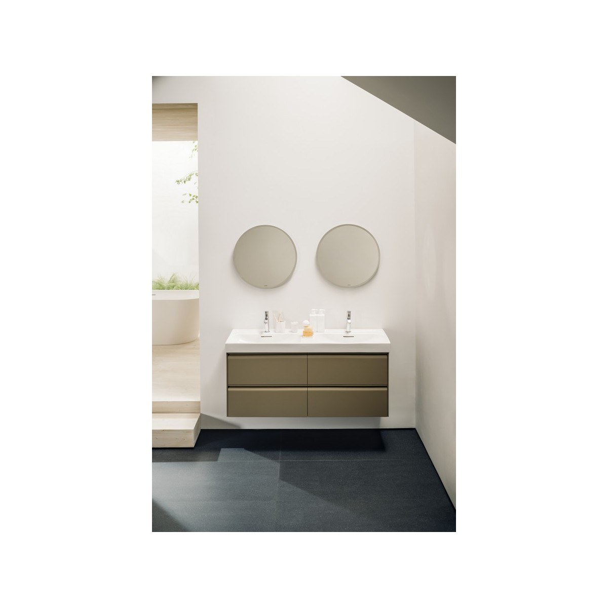 Meda baign îlot marbond av trop-plein vid clic-clac blc 1800x800x590 - LAUFEN H2201120000001 