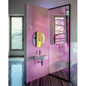 Sonar baignoire semi-îlot en sentec percé 5 tr pr la robi 1600x815mm blanc - LAUFEN H2203470000361 