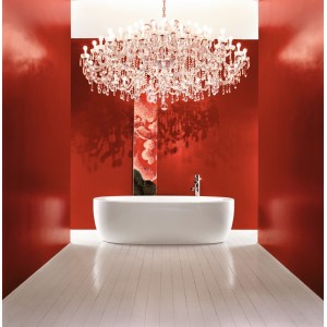 Alessi One Baignoire Ilot 204X102 Cm Avec Tablier Blanc - LAUFEN H2419700000001 