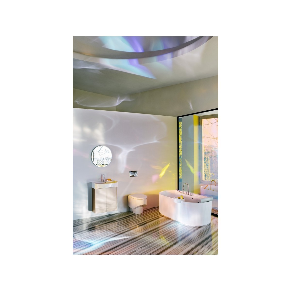 Kartell laufen mitigeur de lavabo bec fixe 115mm sans vidage chromé - LAUFEN H3113310041001 