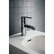 Lua mitigeur de bidet bec fixe 110mm chromé - LAUFEN H3410810041141 