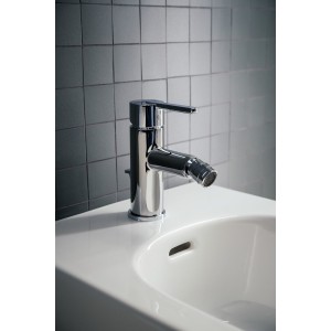 Lua mitigeur de bidet bec fixe 110mm chromé - LAUFEN H3410810041141 