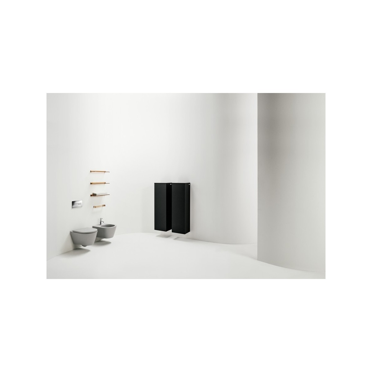 Kartell laufen mitigeur de bidet bec fixe 110mm avec vidage chromé - LAUFEN H3413310041011 