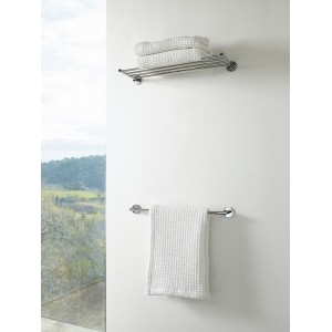 Cana porte-serviettes 45 cm à coller chromé chromé 455x67x55 mm - LAUFEN H3811310040011 