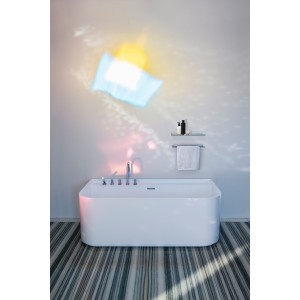 Hali porte-serviettes 40 cm chromé chromé 400x73x14 mm - LAUFEN H3811710040011 