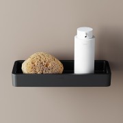 Nixie distributeur de savon liquide mural noir mat 62x111x159 mm - LAUFEN H3831524500001 