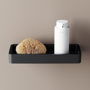 Nixie distributeur de savon liquide mural noir mat 62x111x159 mm - LAUFEN H3831524500001 