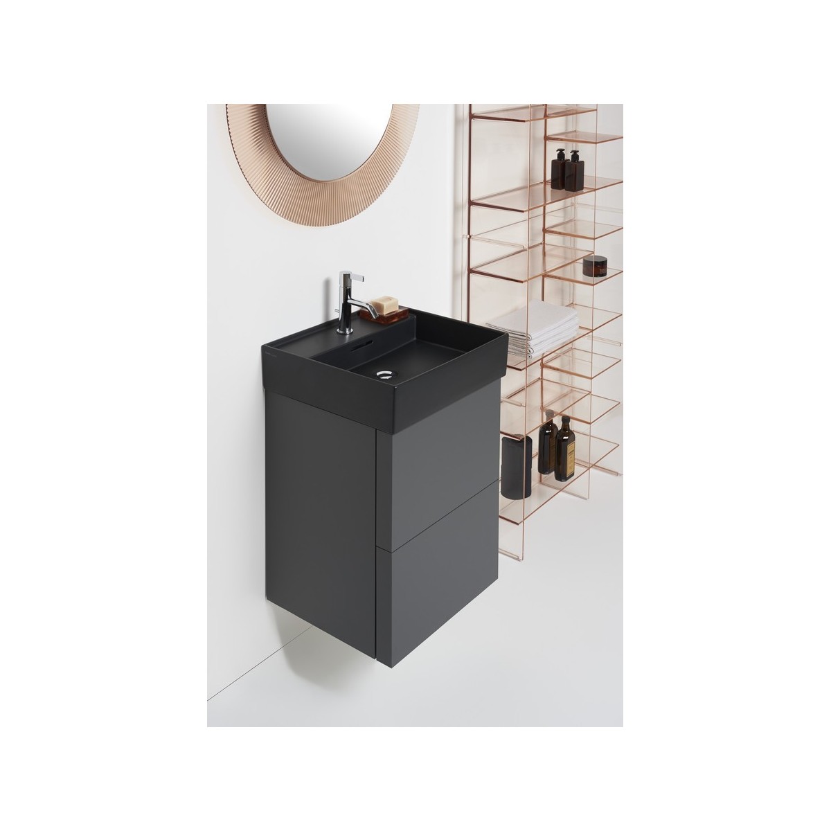 Kartell • laufen porte-savon 'boxy' matière plastique 105x105x25 mm rose poudré - LAUFEN H3833300930001 