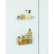 Cana porte-savon grille 20x11 cm à coller chromé chromé 200x112x55 mm - LAUFEN H3851310040001 