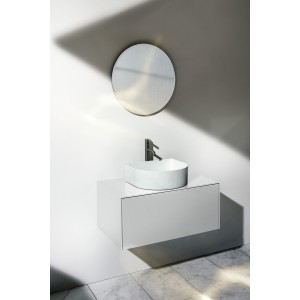 Meuble 1 tiroir sonar 80 blan - LAUFEN H4054110341701 