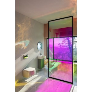 Meuble sous lavabo avec porte sonar 41 titane - LAUFEN H4054810340421 