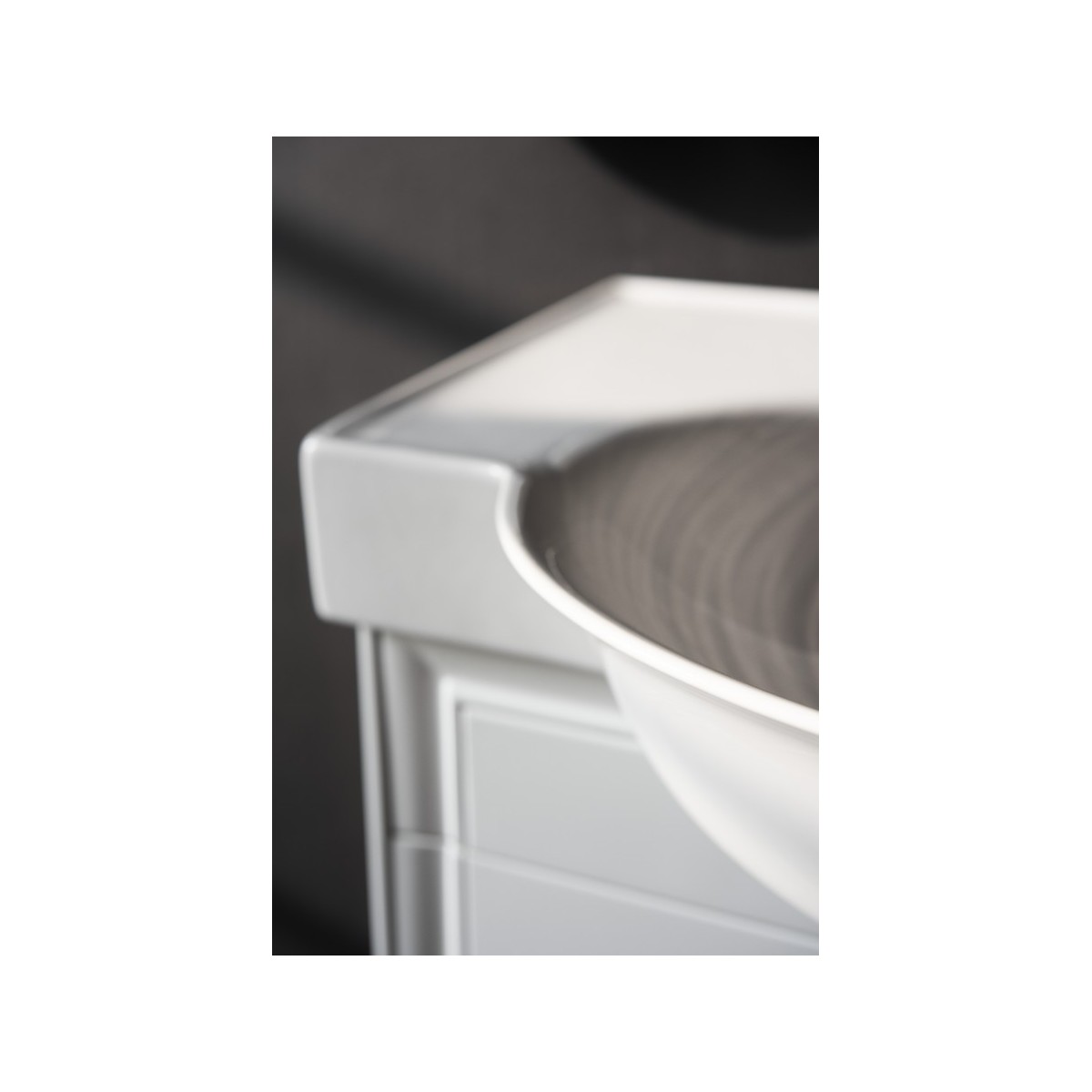 The new classic meuble 2 tiroirs pour lavabo 813855 775x315x345mm blanc mat - LAUFEN H4060420851701 