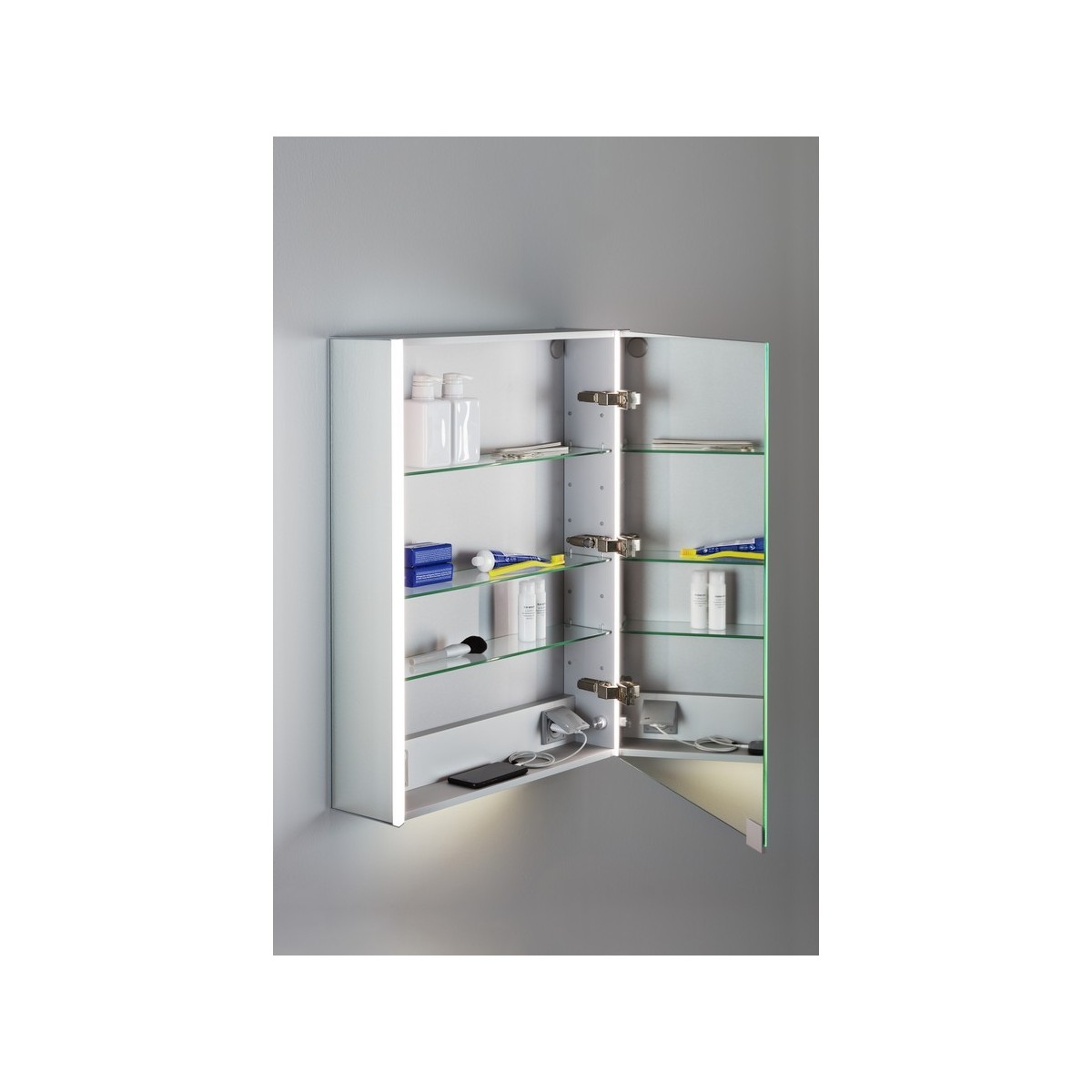 Frame armoire toilette 60 a/ecl+prise cd - LAUFEN H4084529001441 