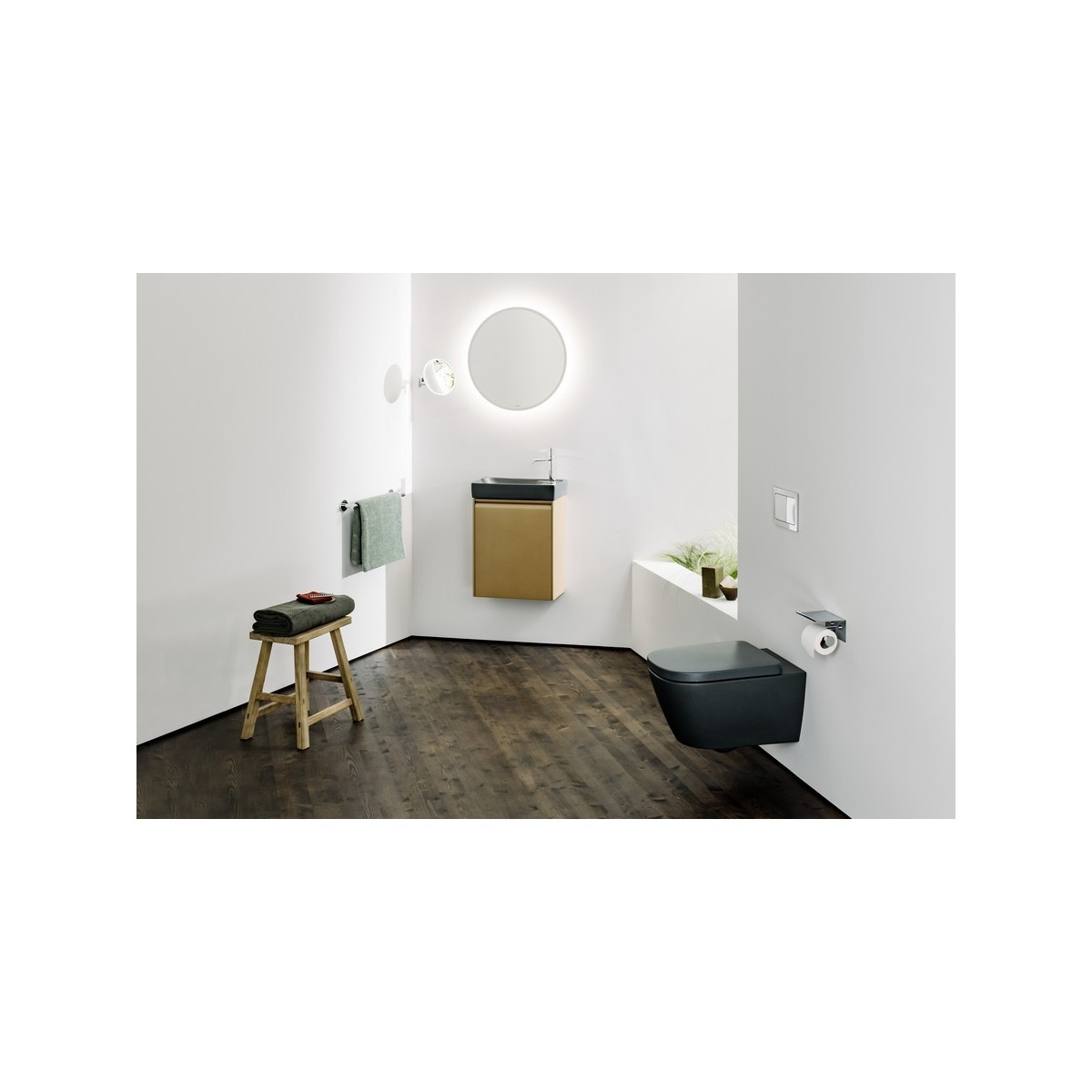 Meda meuble 460 1p charnières à d pour lave-mains 815113 multicolour 435x220x515 - LAUFEN H4215520119991 