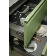 Meda meuble sous lavabo 600 2t pour lavabo 810113 gris traffic 585x450x515 mm - LAUFEN H4215720112661 