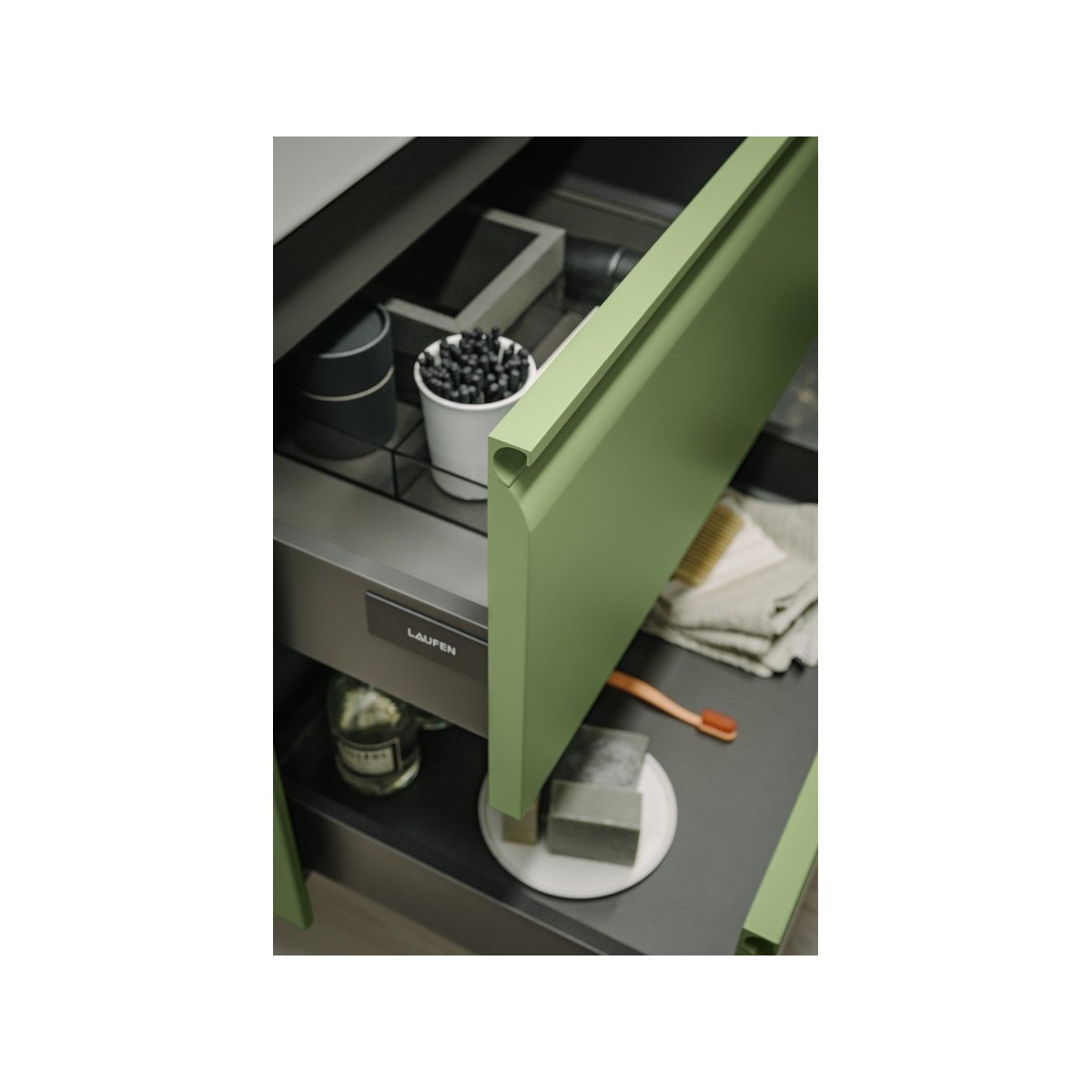 Meda meuble sous lavabo 600 2t pour lavabo 810113 chêne sauvage 585x450x515 mm - LAUFEN H4215720112671 