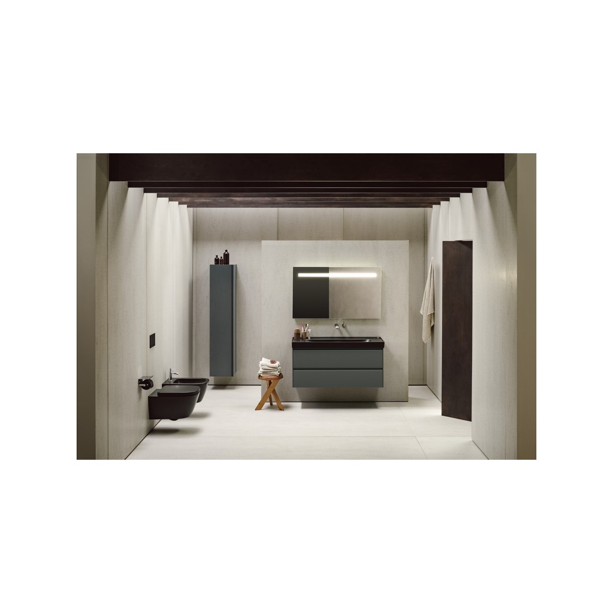 Meda meuble sous lavabo 1200 2t pour lavabo 814111 cappuccino 1180x450x515 mm - LAUFEN H4216320114651 