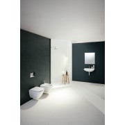 Frame 25 miroir avec cadre aluminium 600mm 600x25x700mm noir mat - LAUFEN H4474029004501 