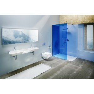 Frame 25 miroir avec cadre aluminium 1800mm 1800x25x700mm noir mat - LAUFEN H4474109004501 