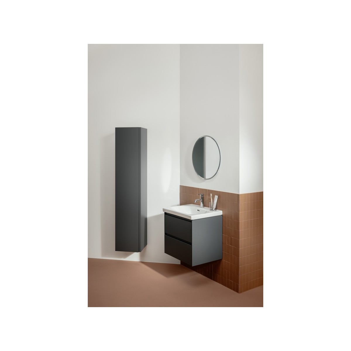 Mirror round without light - LAUFEN H4474309001441 