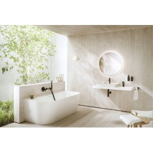 Meda lavabo mural ou à poser sur meuble blanc 650x460x80 mm - LAUFEN H8101140001121 