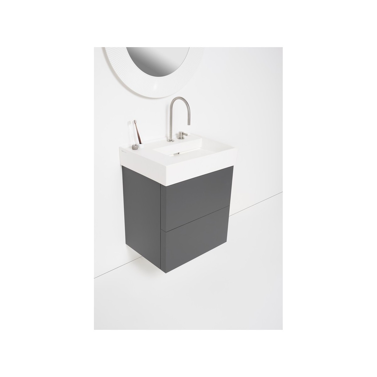 Lavabo asym. d kartell 90 nrmt - LAUFEN H8103387161111 
