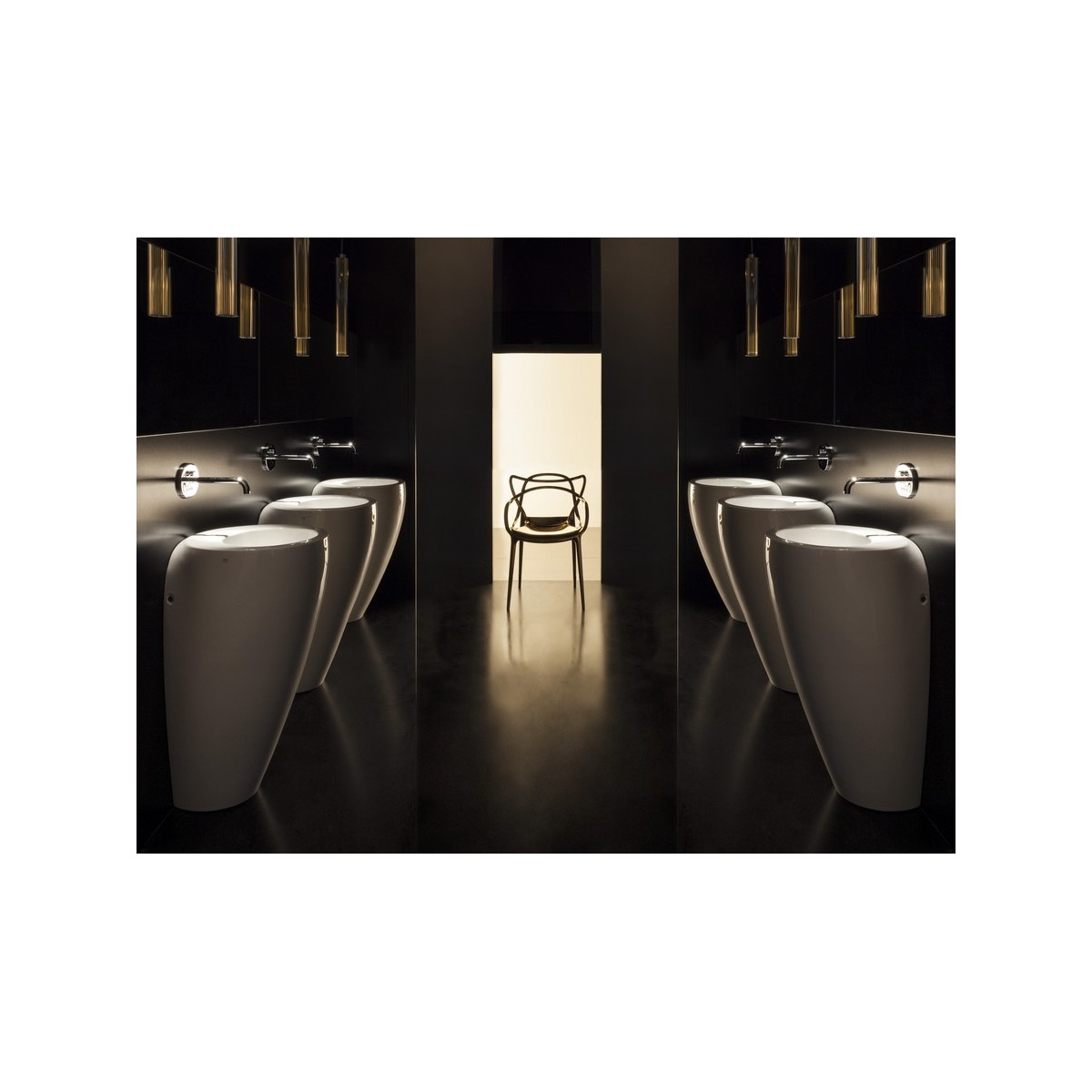 Alessi lavabo tam tam mural 52 camt - LAUFEN H8119711881091 