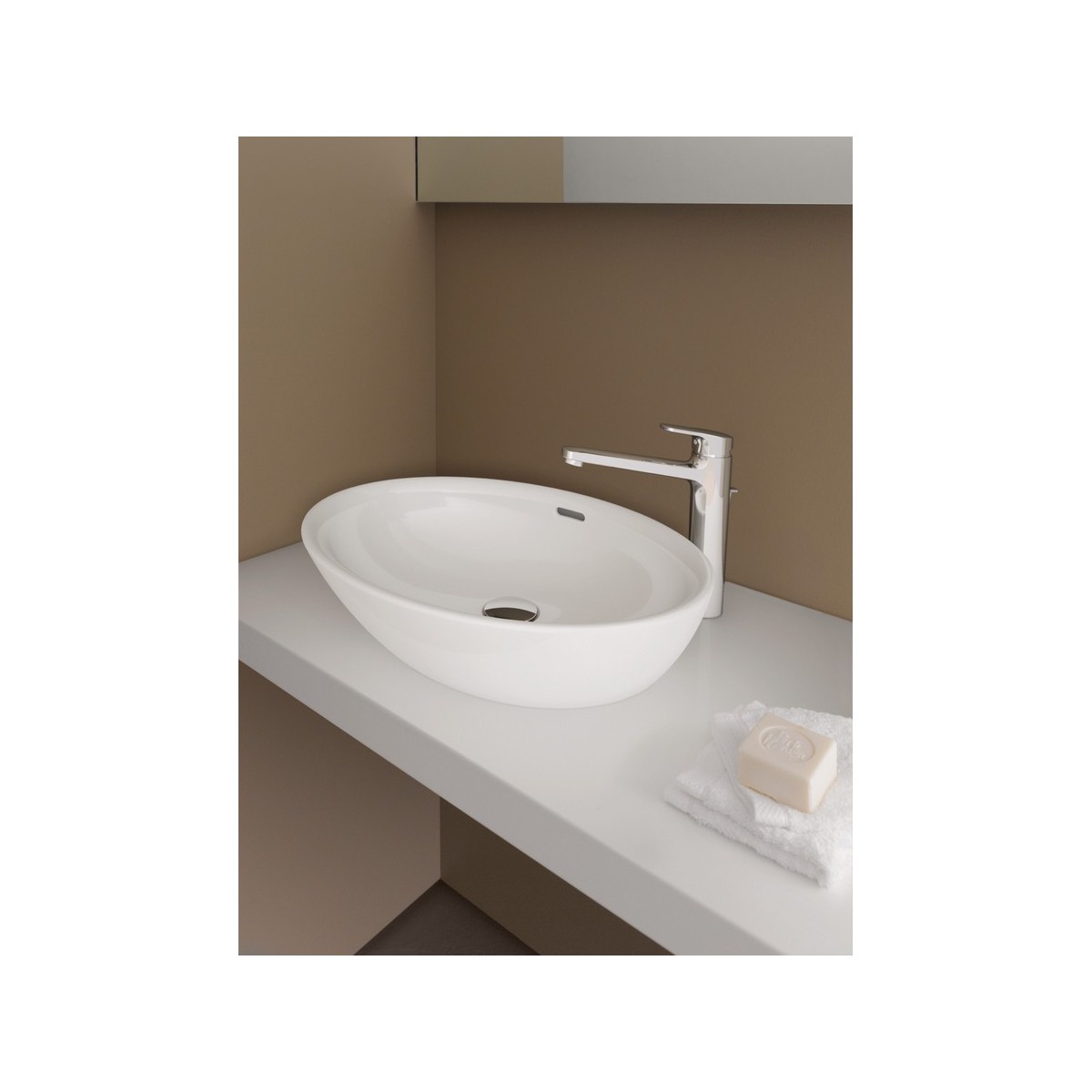 Laufen pro b vasque à poser non percé 520x390x150 mm noir mat - LAUFEN H8129647161091 