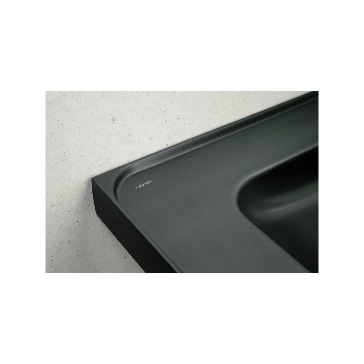 Meda lavabo mural ou à poser sur meuble blanc mat 1200x460x80 mm - LAUFEN H8141117571111 