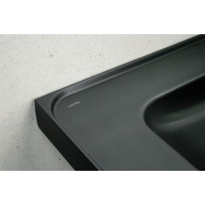Meda lavabo mural ou à poser sur meuble graphite mat 1200x460x80 mm - LAUFEN H8141117581081 