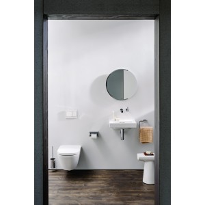 Meda lave-mains à poser sur plan face inférieure meulée graphite mat 450x350x80 - LAUFEN H8161117581041 