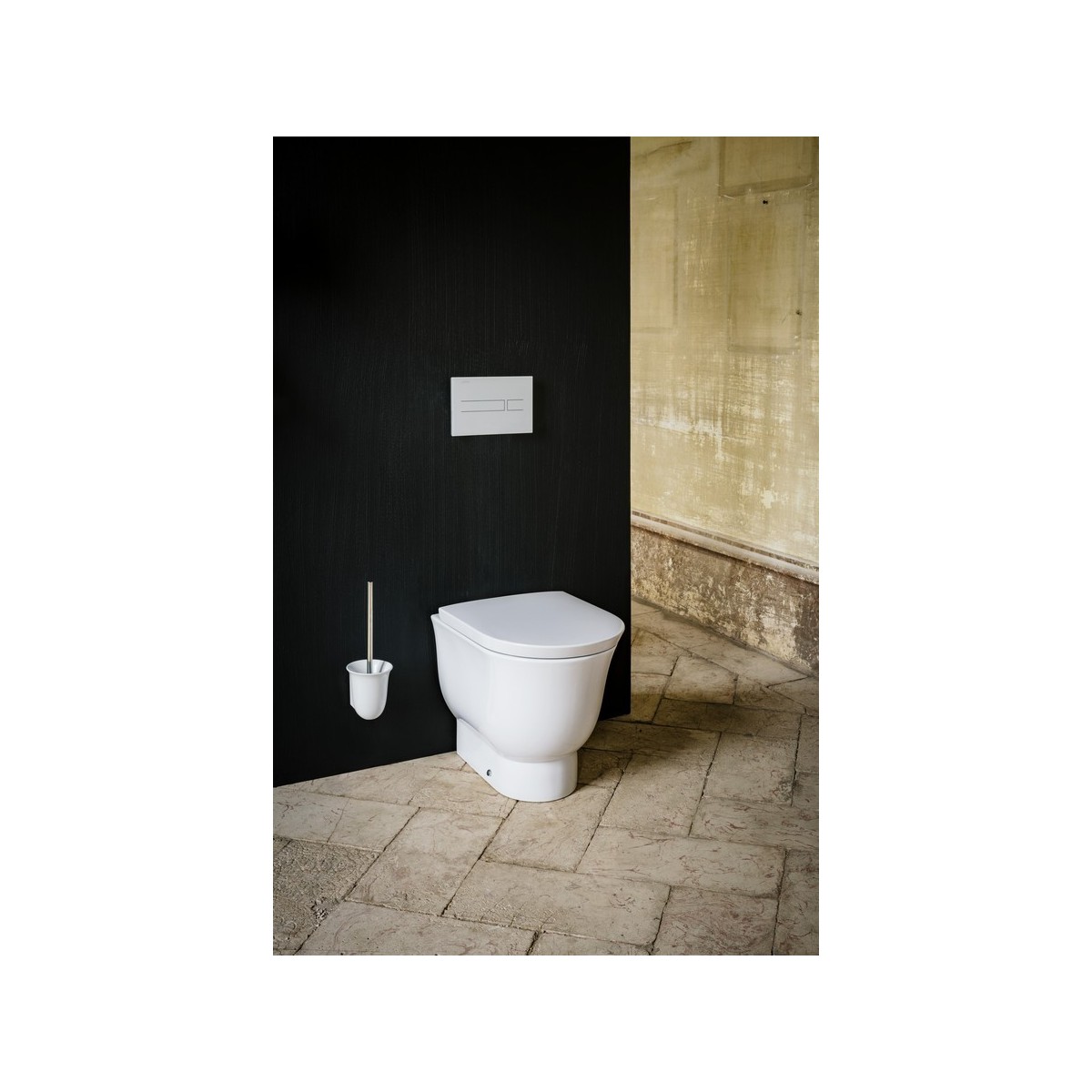 The new classic cuvette au sol sans bride alim indpte sh sv 560x370x430 blanc - LAUFEN H8238510000001 