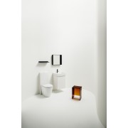 Kartell cuvette wc au sol rimless noir brillant - LAUFEN H8243370200001 