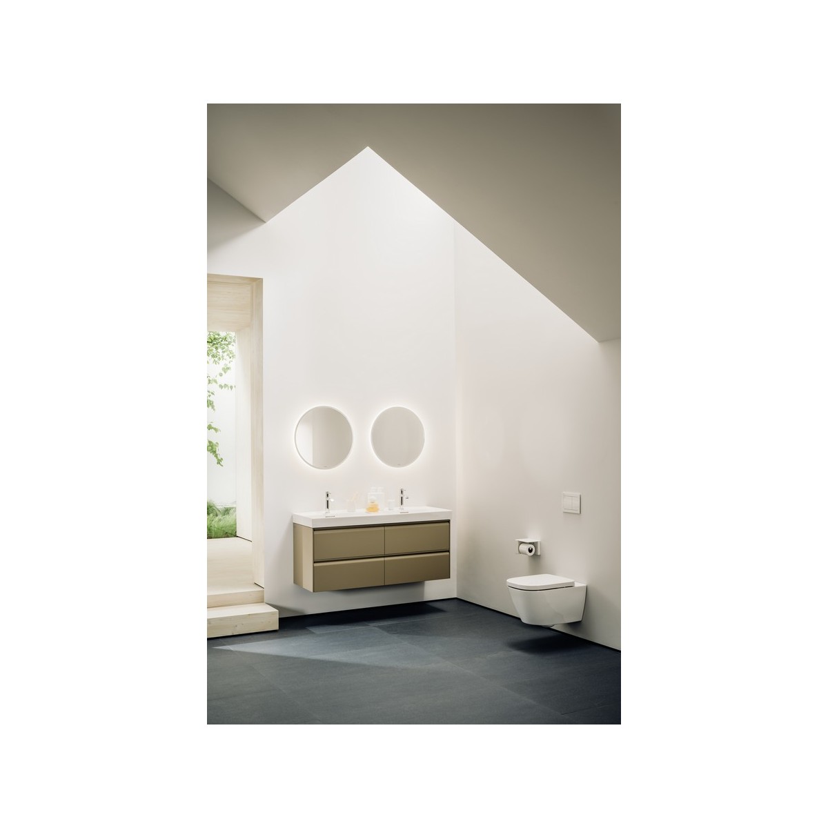 Meda pack wc susp ss bride silent flush ab frein de ch blc mat 540x360x355 - LAUFEN H8661107570001 