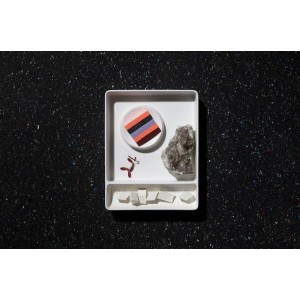 Val plateau organisateur resctangulaire en céramique 360x280x60 mm graphite mat - LAUFEN H8702827580001 