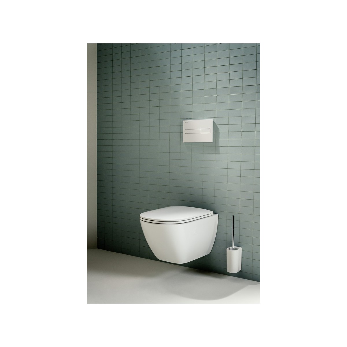 Val porte-balai avec balai 150x100x360 mm noir mat - LAUFEN H8722827160001 