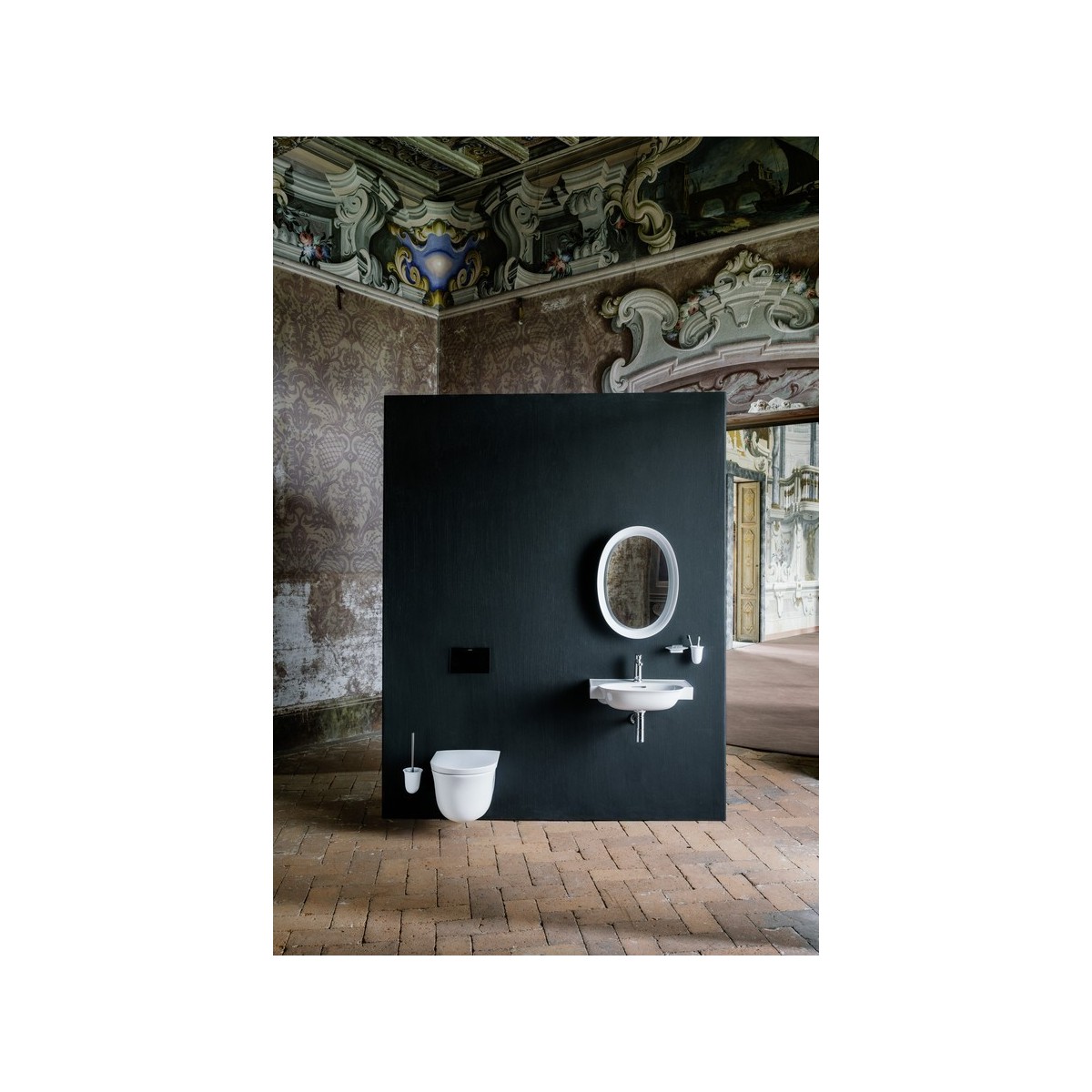 The new classic porte-savon en céramique 140x115x35mm blanc - LAUFEN H8738560000001 